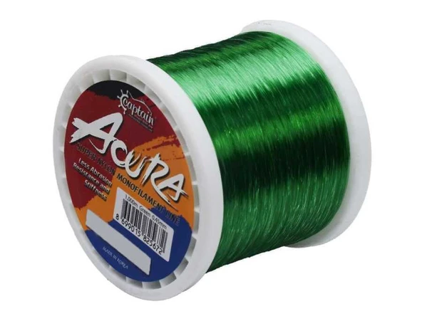 Captain Acura 1000mt Monofilament Misina Yeşil  Standart 0.40 MM ürün görseli 1