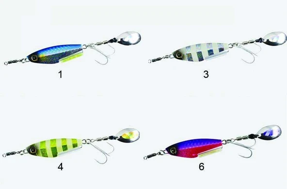 Hayabusa FS 418 Jack Eye Scabbard Spin 30gr Light Jig Suni Yem  6 ürün görseli 1
