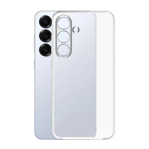 Samsung Galaxy S25 FE İle Uyumlu Kılıf Şeffaf Kamera Korumalı 3D ürün görseli 1