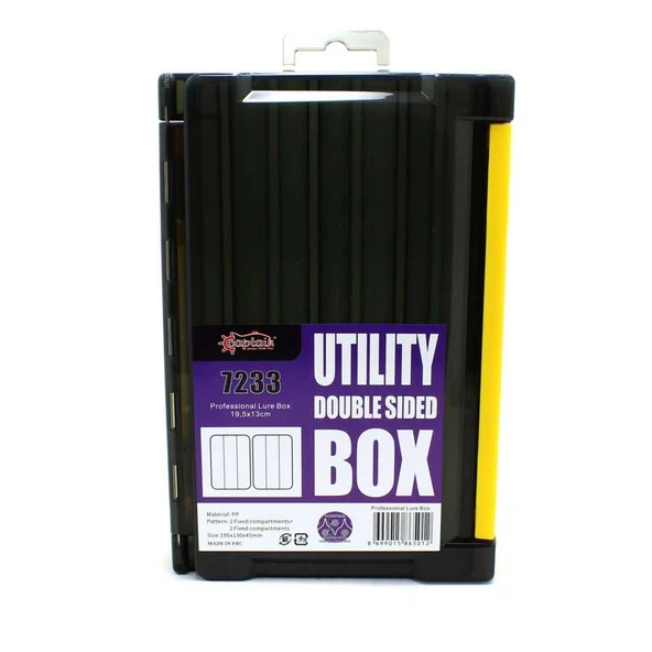 Captain 7233 Profesyonel Sahte Balık ve Jig Kutusu 19x13cm  Standart ürün görseli 1