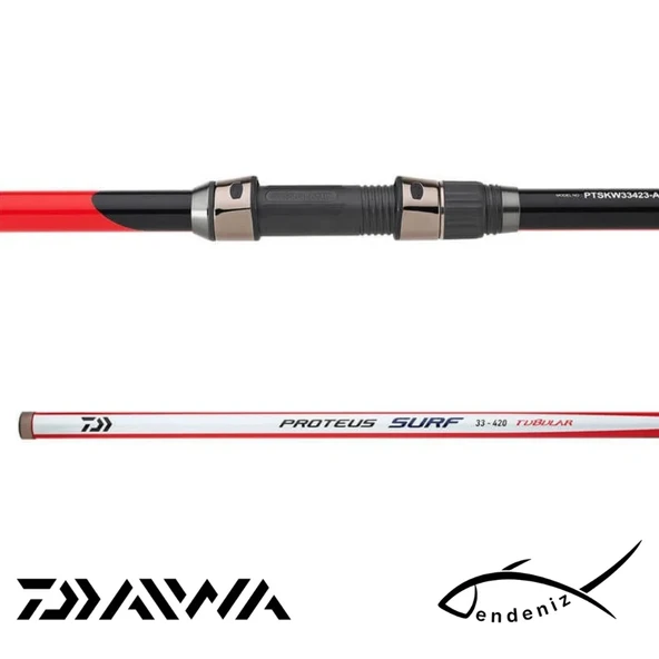 Daiwa Proteus Kw 420cm 100-225gr 3 Parça Surf Olta Kamışı ürün görseli 1