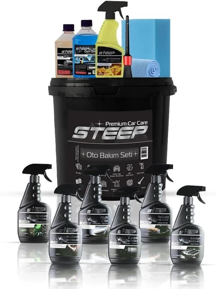STEEP OTO BAKIM SETİ 13 PCS ürün görseli 1