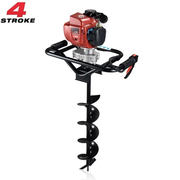 Gardenpro GX50 Toprak Burgu Makinası 4 Zamanlı Motor 200 mm ürün görseli 1