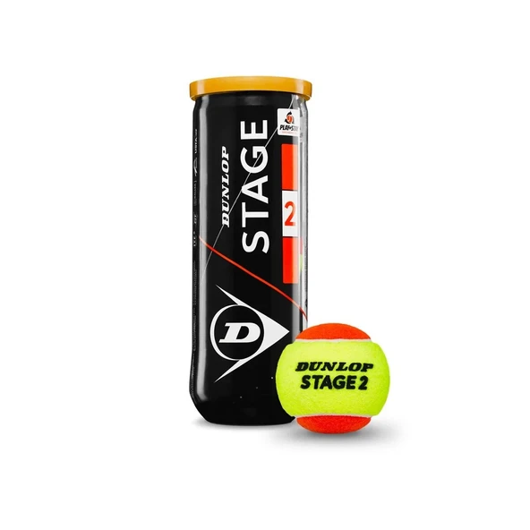 Dunlop D TB Stage 2 Orange 3'lü Çocuk Tenis Topu ürün görseli 1