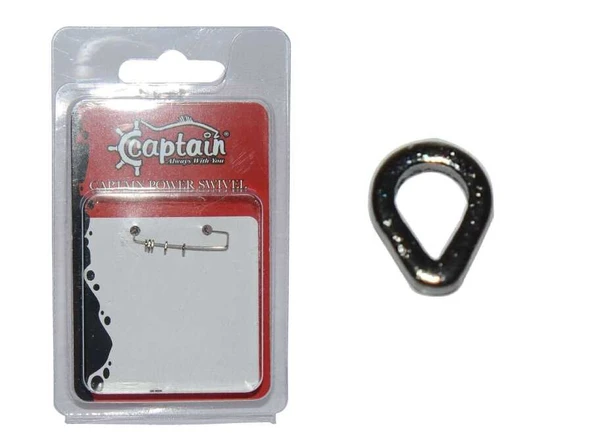 Captain 5144 Assist Halkası D-Halka 10lu Paket İnox Naturel  Standart 0.10 MM ürün görseli 1