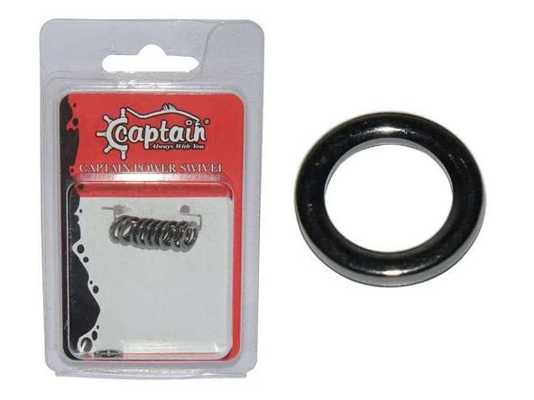 Captain 5148 Jig Halkası İnox 10lu Paket Black Nikel  Standart 0.60 MM ürün görseli 1
