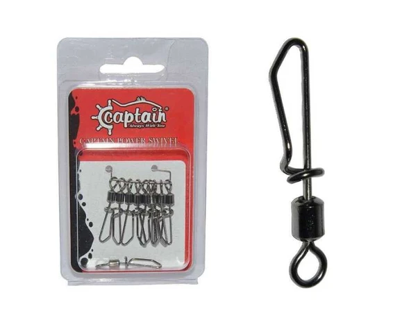 Captain 5027 Kilitli Klips Speed 10lu Paket Black Nikel  Standart 2 ürün görseli 1