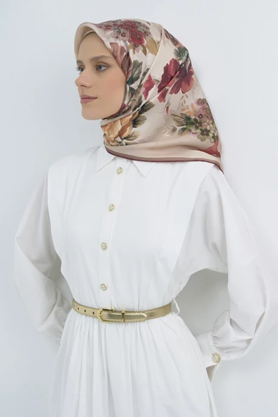 Armine Saf İpek Sura Eşarp-2026 İlkbahar-Yaz- 952000D ürün görseli 1