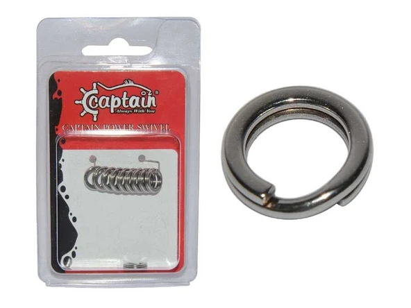 Captain 5142 Kalın Halka Güçlendirilmiş 10lu Paket İnox Naturel  Standart 0.10 MM ürün görseli 1