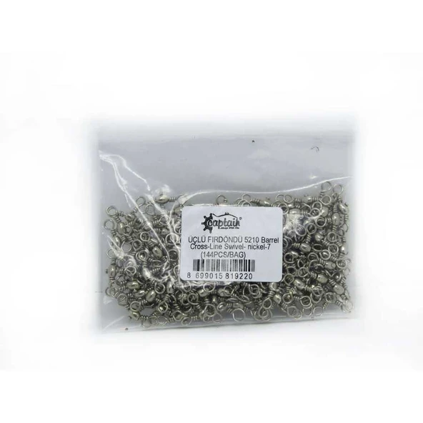 Captain 5210 Üçlü Fırdöndü 144lü Paket Nikel  Standart 5 ürün görseli 1