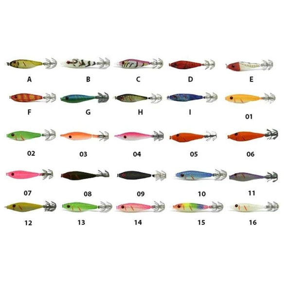 Captain 3007 Kalamar Zokası 6cm Metsuki Squid  05 ürün görseli 1