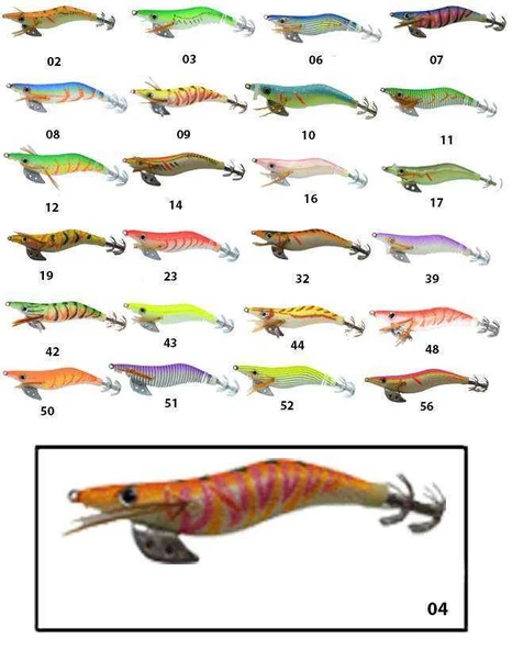 Captain 3017 Kalamar Zokası 10cm Wanted UV Squid Size 25  04 ürün görseli 1