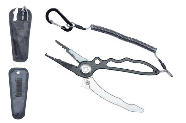 Captain 7506 Grip Alüminyum Balık Tutucu Kılıflı Kendinden Kilitli 19cm  Standart ürün görseli 1