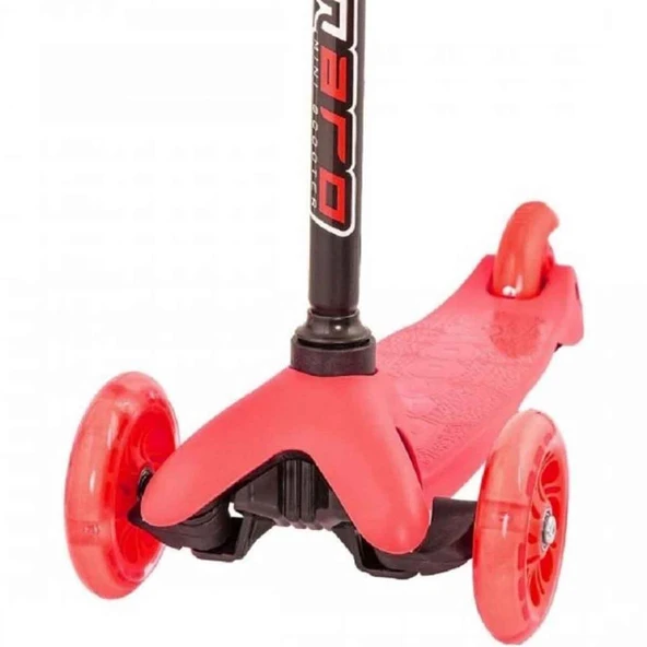Twist Işıklı Scooter Kırmızı - Resim 4