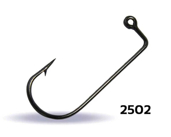 Youvella 2502 Jig Head İğnesi Delikli Uzun 100lü Kutu Black Nikel  Standart 1 ürün görseli 1