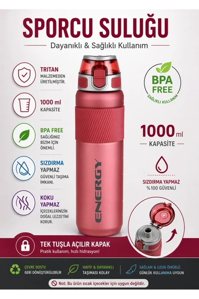 Voit Energy Tritan Suluk 1000 ml ürün görseli 1