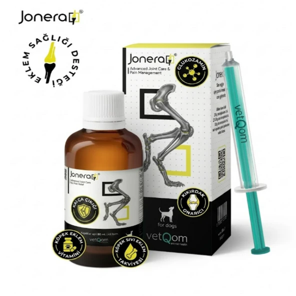 Vetqom Jonera 90 ml (Köpekler İçin Hızlı Etkili Eklem, Kıkırdak ve Hareket Vitamini) ürün görseli 1