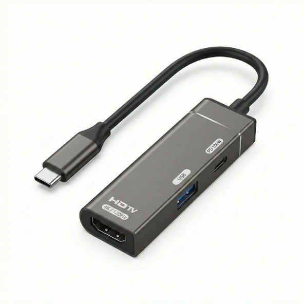 Type-C To Hdmi 4K Type-C Usb Çevirici ZR1209 ürün görseli 1