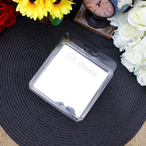 KR12169 ASORTİ FLOWERS MİNİ ÇİÇEK BUKETİ-KARE ürün görseli 1