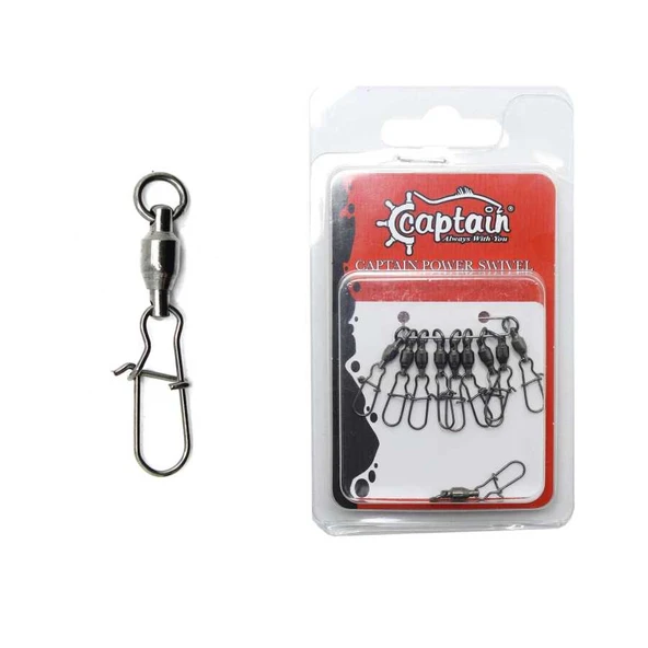 Captain 5045 Kilitli Klips Rulmanlı 5li Paket Black Nikel  Standart 3 ürün görseli 1