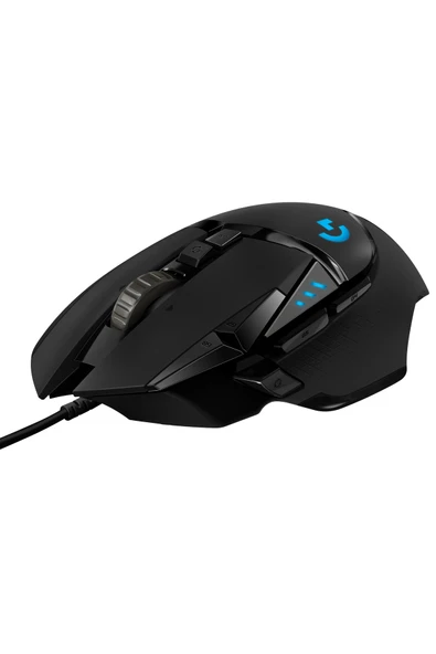 (OUTLET) Logitech G G502 HERO LIGHTSYNC 25.600 DPI Yüksek Performanslı Kablolu Oyuncu Mouse - Siyah ürün görseli 1