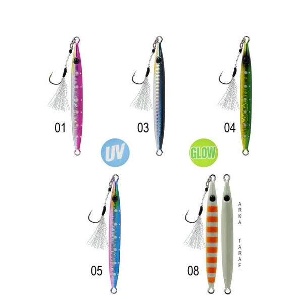 Captain 3632 Crawler Jigger 60gr Light Jig Suni Yem  01 ürün görseli 1