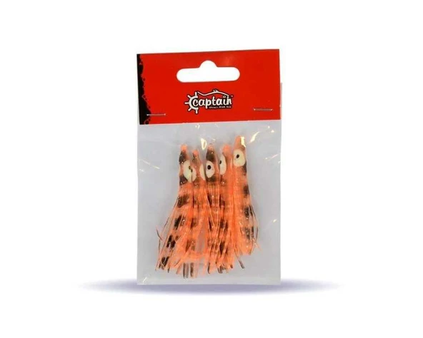 Captain 3594 Octopus Curly 6cm Ahtapot Sübye 5li Paket Suni Yem  2 ürün görseli 1