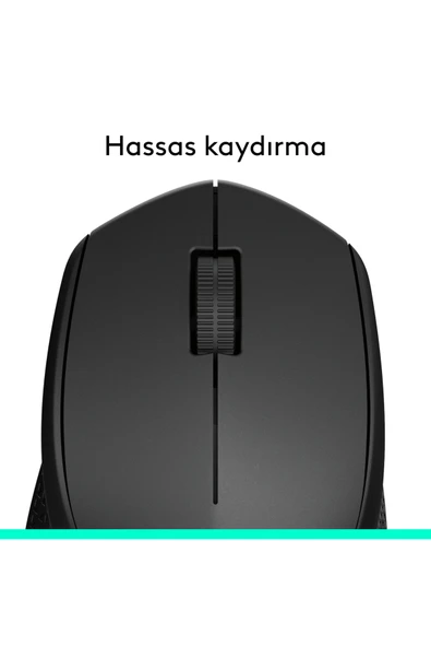 (OUTLET) Logitech M280 Konforlu Kablosuz Optik Mouse, Siyah 910-004287 - Resim 4