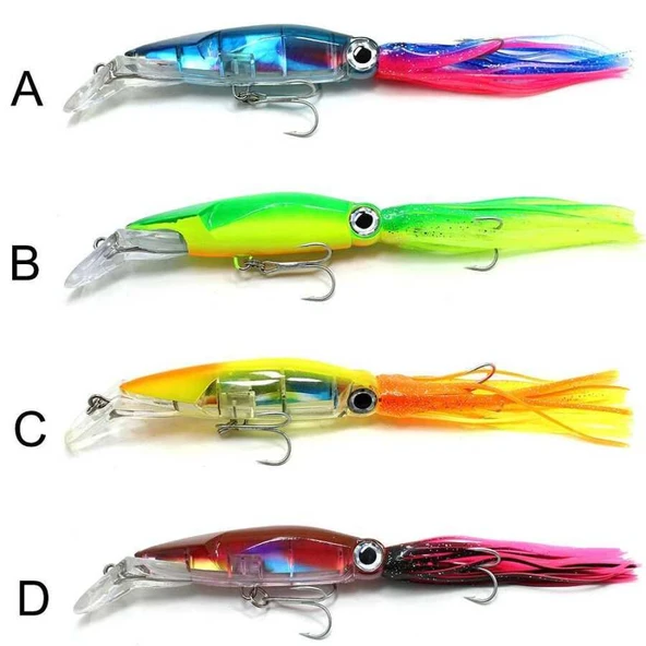 Captain 3450 Octopus Fringed 20cm Floating 36gr Kalamar Maketi  A ürün görseli 1
