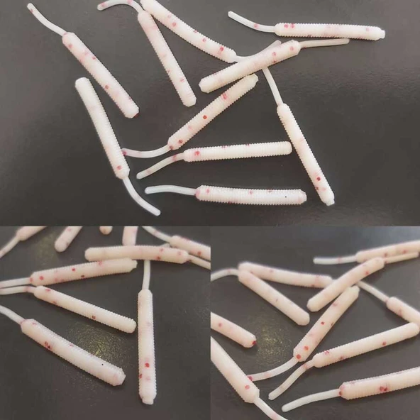 Mutant 3513 Serpentine 5cm Aromalı LRF Silikon Suni Yem 10lu Paket  324 ürün görseli 1