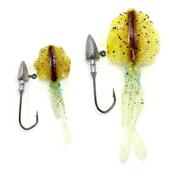 Captain 3541 Sipya Squid 7cm Sübye Suni Yem  4 - Resim 7