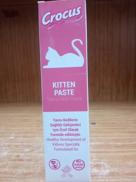 Crocus Kedi Kitten Yavru Kedi Malt Macunu 100 Gram ürün görseli 1