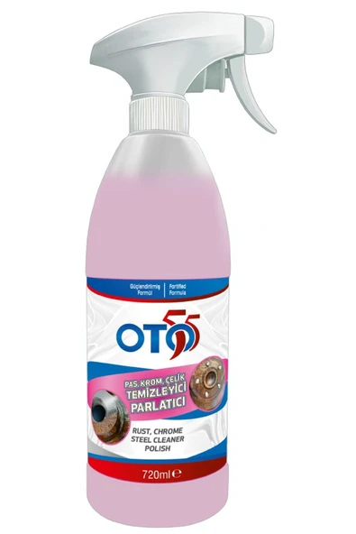 OTO55 Pas, Krom, Çelik Temizleyici ve Parlatıcı 720 Ml ürün görseli 1