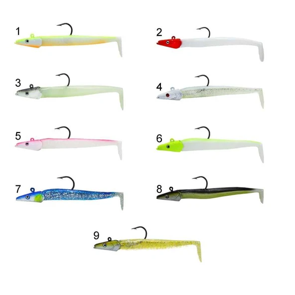 Captain 3071 Ultimate Sardine 12cm Levrek Silikonu 2li Suni Yem  4 ürün görseli 1