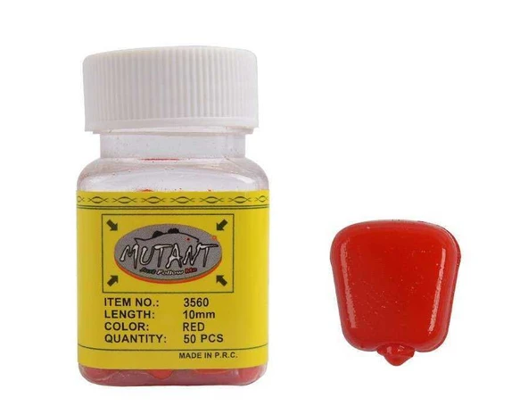 Mutant 3560 Silikon Pop Corn Aromalı Mısır 50li Kutu Sazan Yemi  KıRMıZı ürün görseli 1