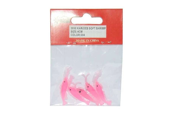 Captain 3050 Silikon Karides 4cm Suni Yem 5li Paket  004 ürün görseli 1