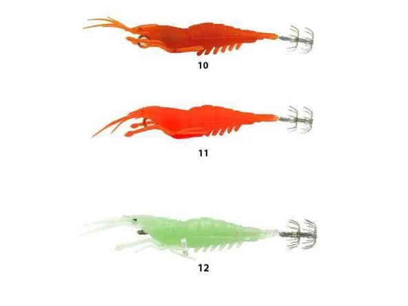 Captain 3026 Kalamar Zokası 10cm Silikon Shrimp Squid  12 ürün görseli 1