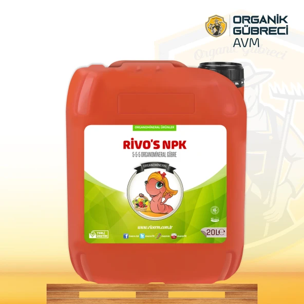 Rivo's Ranch Sıvı NPK (5-5-5) 20 litre ürün görseli 1