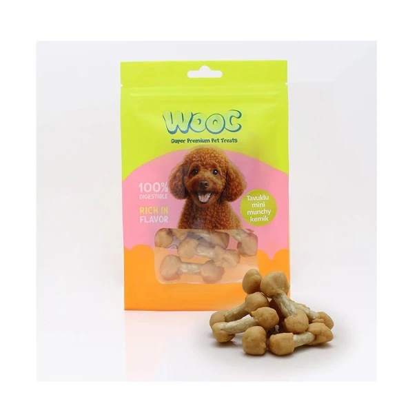 Wooc Tavuk Mini Munchy Kemik Köpek Ödülü 75 Gr ürün görseli 1