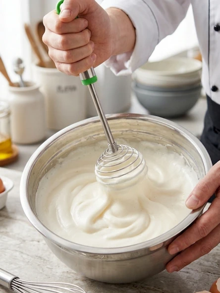 Mucit Home Yeni Nesil Pandispanya Kek Çırpıcı Yaylı Yumurta Çırpıcı Krema Çırpma Aleti ürün görseli 1