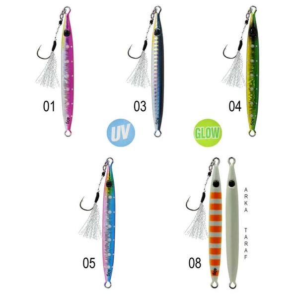 Captain 3631 Crawler Jigger 40gr Light Jig Suni Yem  04 ürün görseli 1
