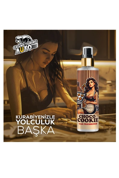 OTO55 Choco Cookie Çikolatalı Kurabiye Kokulu Oto Parfümü  Tatlı ve Çekici 1 Adet ürün görseli 1