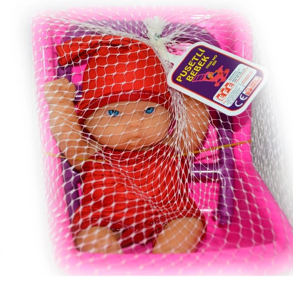 851 Efe Toys, Pusetli Bebek - Resim 3