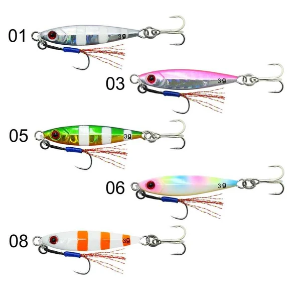 Captain 3658 Flutter Mini Jigger 3gr LRF Jig Suni Yem  05 - Resim 3