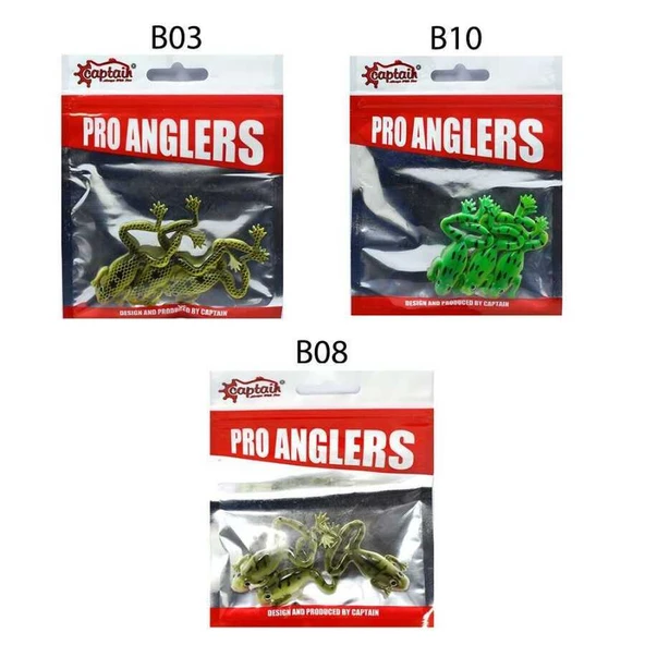 Mutant 3599 Killer Frog 6cm 3lü Silikon Kurbağa Suni Yem  B03 ürün görseli 1