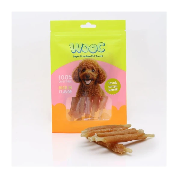 Wooc Tavuk Sargılı Kemik Köpek Ödülü 75 Gr ürün görseli 1