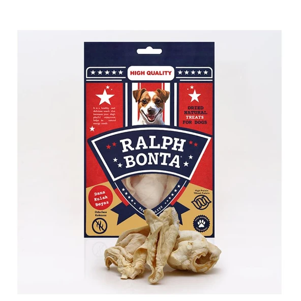 Ralph Bonta Kurutulmuş Dana Kulak Beyaz 100 Gr ürün görseli 1