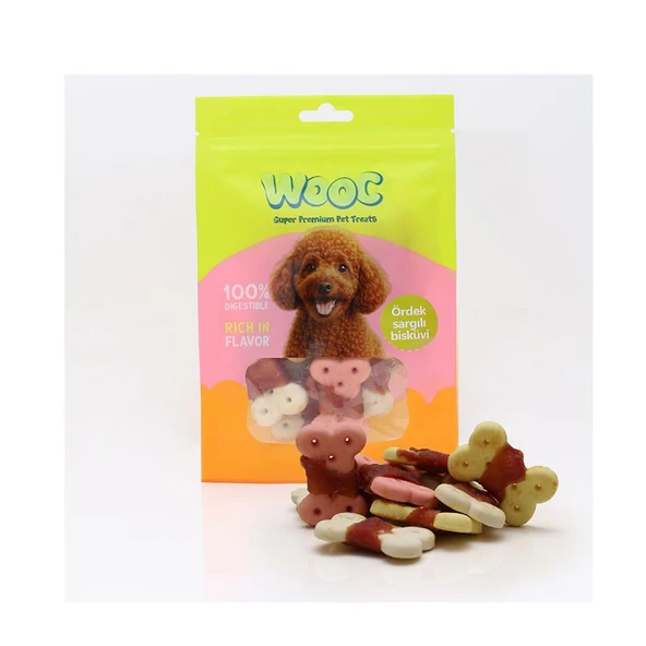 Wooc Ördek Sargılı Bisküvi Köpek Ödülü 75 Gr ürün görseli 1