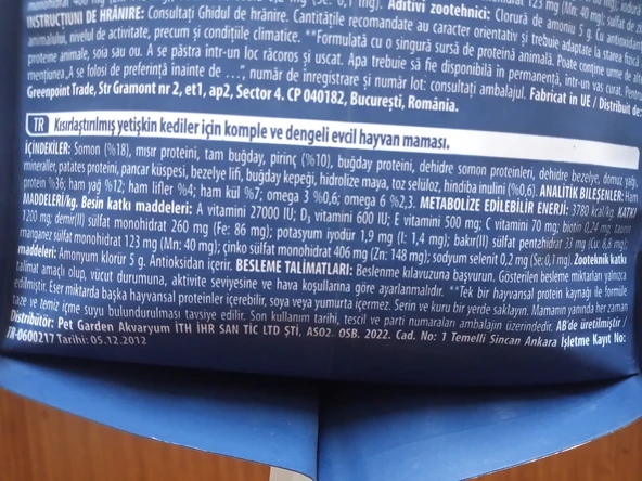 Advance Sensitive Somonlu Hassas Kısırlaştırılmış Kedi Maması 3 Kg+5 ADET KARIŞIK AROMA PÜRE KEDİ KONSERVE 85 GRAM+1 ADET BALIKLI KEDİ ÇORBASI 135 ML ürün görseli 1