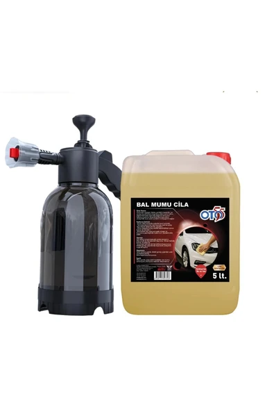OTO55 Mumlu Cila Carnabau Wax Katkılı - Türkiye de İlk ve Tek- Köpük Yapıcı Basınçlı Pompa 2 Litre 5 KG ürün görseli 1